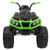 Quad ATV na akumulator dla dzieci Czarno-zielony + Koła EVA + Radio MP3 + LED + Wolny Start